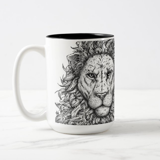 FrostLion Zweifarbige Tasse (Links)