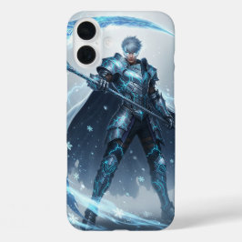 Frostmarked Warrior | Epic Anime iPhone 16 Plus Hülle