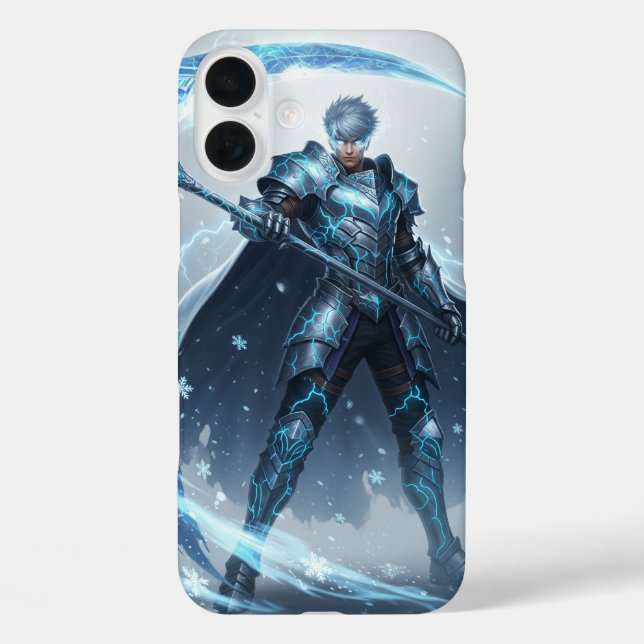 Frostmarkierter Krieger | Episches Anime  Case-Mate iPhone Hülle (Rückseite)