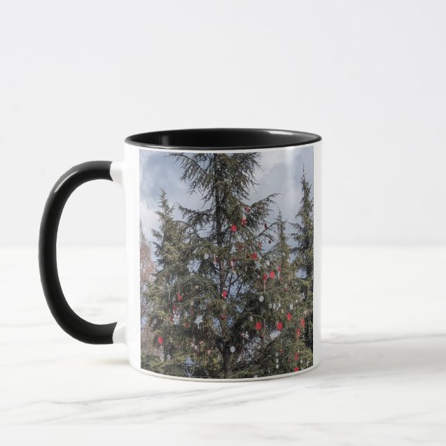 Frostmoment - Weihnachtsbaum-Tasse | Gemütliches G Tasse (Links)