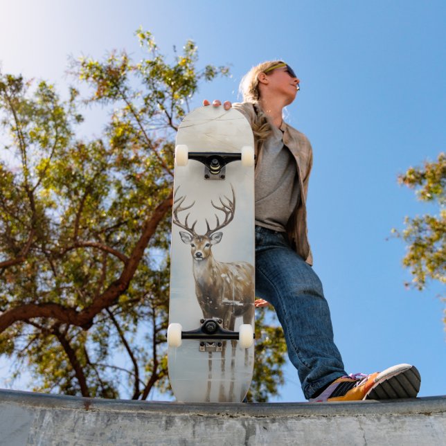 Frostwald Waldland Hirsch Skateboard (Außenbereich 1)
