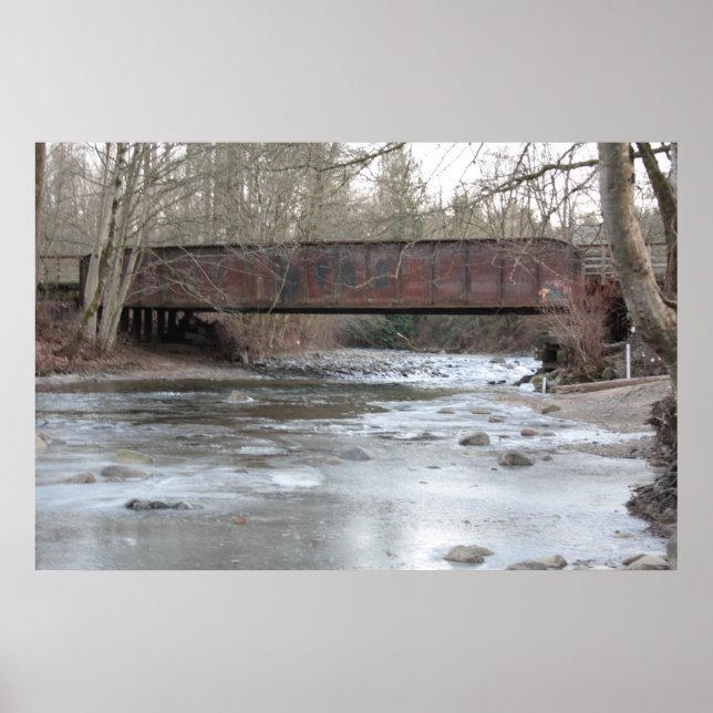 Frosty Bridge Poster (Vorne)
