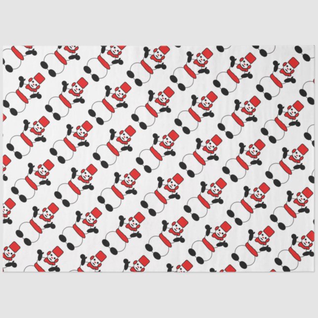 FROSTY DA SNOWMAN SEIDENPAPIER (Vorderseite)