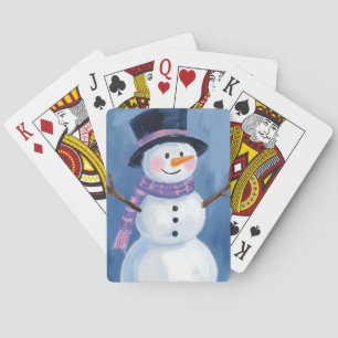 Frosty der Schneemann Weihnachtsfeiertag Spielkarten