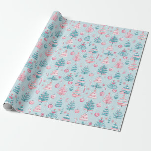 "Frosty Festive Wonderland Pattern" Geschenkpapier