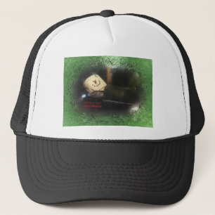 Frosty Green S'mores Snowman Truckerkappe