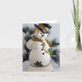 Frosty Holiday Card Feiertagskarte