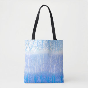 Frosty MIsty Trees Baby Blue