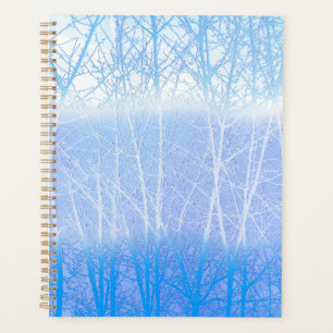 Frosty MIsty Trees Baby Blue Planer