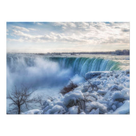 Frosty Morning Niagara Falls Fotodruck