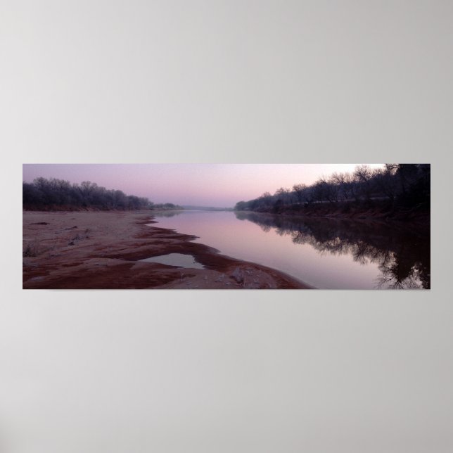 Frosty Morning Sunrise, Cimarron River - I Poster (Vorne)