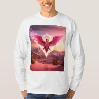 "Frosty Phoenix Art: Mystische Winter-Avian Dekora T-Shirt