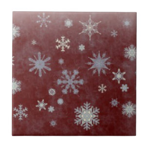 Frosty Snowflake Fliese