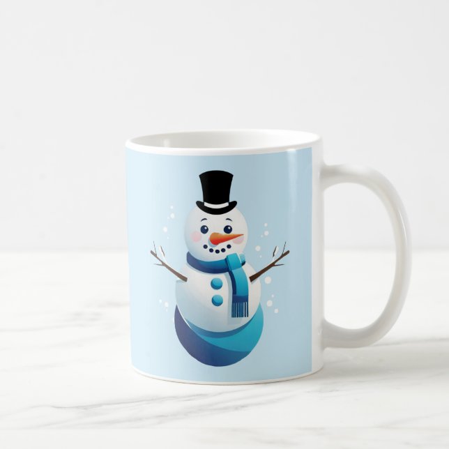 Frosty Snowman Coffee Tasse (Rechts)