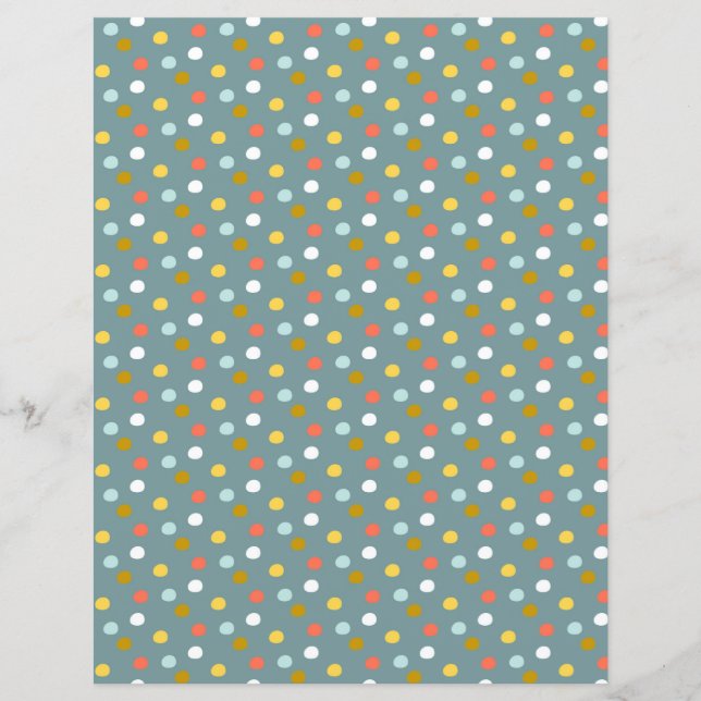 Frosty Snowman Scrapbook Paper (Vorderseite)