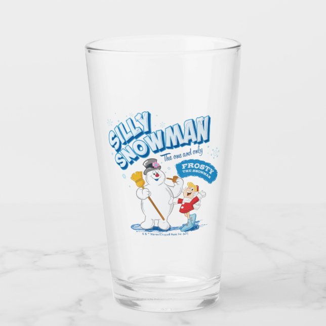 Frosty the Snowman™ | "Alberner Schneemann" Glas (Vorderseite)