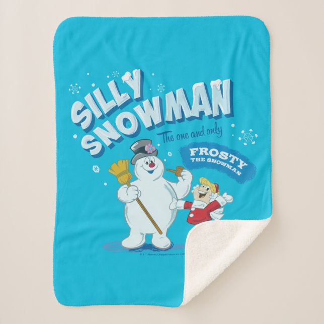 Frosty the Snowman™ | "Alberner Schneemann" Sherpadecke (Vorderseite)