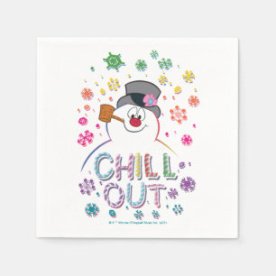 Frosty the Snowman™   "Chill Out" Regenbogenfarb Serviette