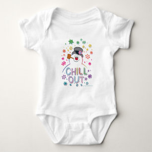 Frosty the Snowman™ "Chill Out" Regenbogenfarben Baby Strampler