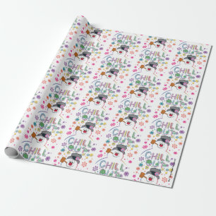 Frosty the Snowman™   "Chill Out" Regenbogenfarben Geschenkpapier