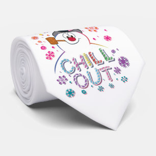 Frosty the Snowman™   "Chill Out" Regenbogenfarben Krawatte