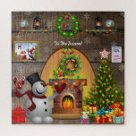 Frosty The Snowman Christmas Puzzle<br><div class="desc">Frostig die Weihnachten des Schneemanns</div>