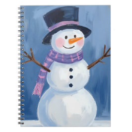 Frosty the Snowman | Christmas Watercolor Notizblock
