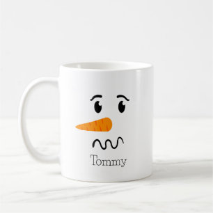 Frosty the Snowman Confuse Face Kaffeetasse