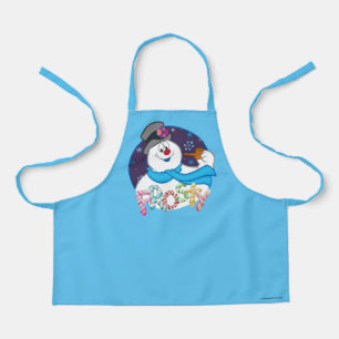 Frosty the Snowman™ Farbige Candy Cane Name Schürze