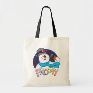 Frosty the Snowman™ Farbige Candy Cane Name Tragetasche
