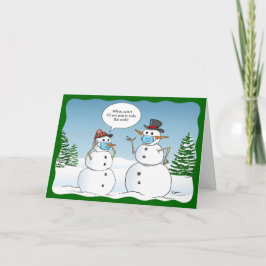 Frosty the Snowman Frohe Weihnachts Funny Feiertagskarte