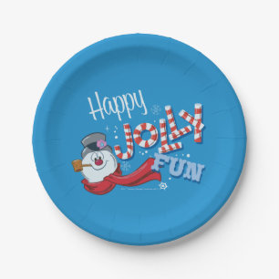 Frosty the Snowman™ Fröhlicher Jolly-Spaß Pappteller