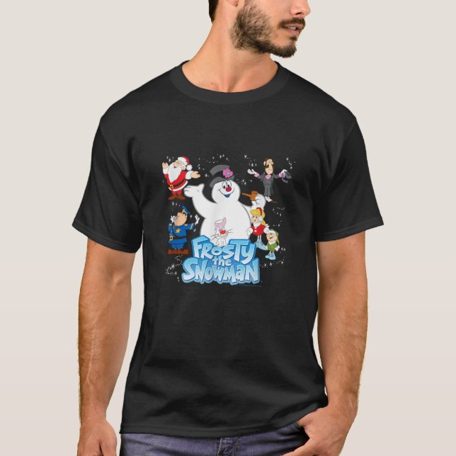Frosty The Snowman Frosty Cast  T-Shirt (Vorderseite)