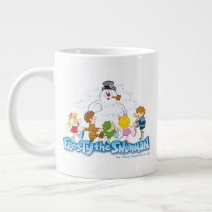Frosty the Snowman™   Frosty & Children Playing Jumbo-Tasse