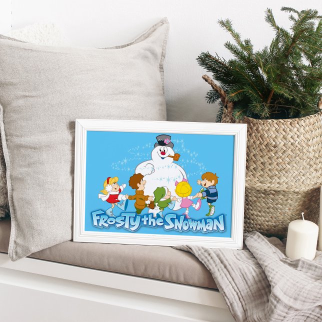 Frosty the Snowman™ | Frosty & Children Playing Poster (Von Creator hochgeladen)