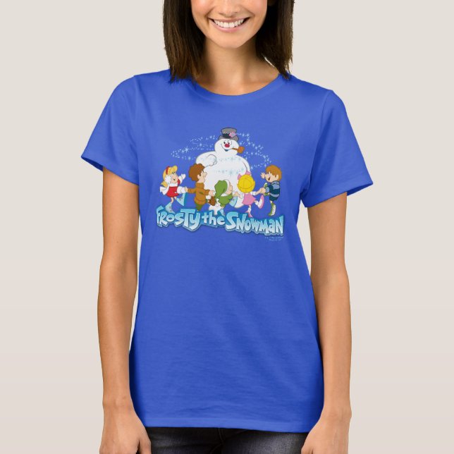 Frosty the Snowman™ | Frosty & Children Playing T-Shirt (Vorderseite)