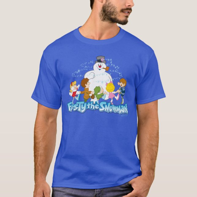 Frosty the Snowman™ | Frosty & Children Playing T-Shirt (Vorderseite)