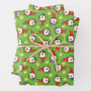 Frosty the Snowman™ Frosty Holiday Wreath Geschenkpapier Set