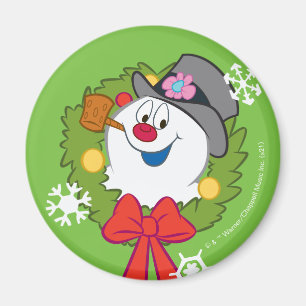 Frosty the Snowman™   Frosty Holiday Wreath Magnet