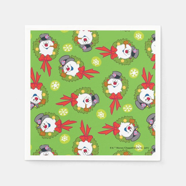 Frosty the Snowman™ | Frosty Holiday Wreath Serviette (Vorderseite)
