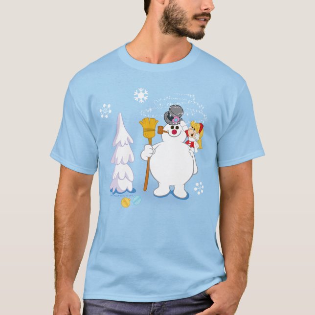 Frosty the Snowman™ | Frosty & Karen Winter Fun T-Shirt (Vorderseite)