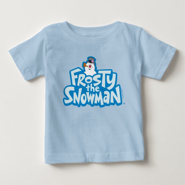 Frosty the Snowman™ | Gestrickte Logos Baby T-shirt (Vorderseite)