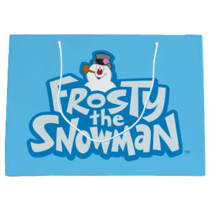 Frosty the Snowman™   Gestrickte Logos Große Geschenktüte