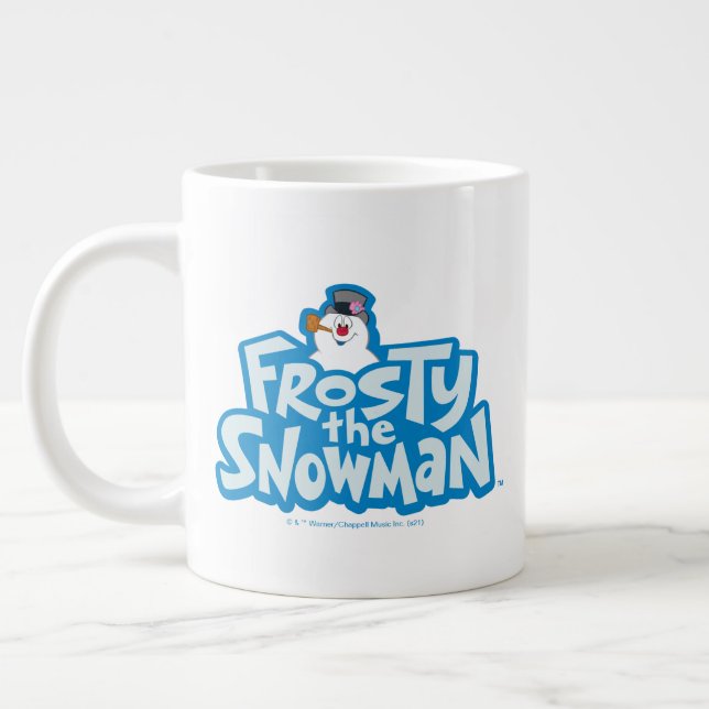 Frosty the Snowman™ | Gestrickte Logos Jumbo-Tasse (Links)