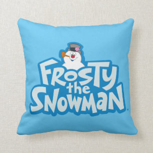 Frosty the Snowman™   Gestrickte Logos Kissen