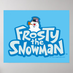 Frosty the Snowman™   Gestrickte Logos Poster