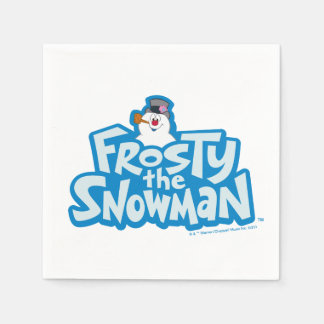 Frosty the Snowman™ | Gestrickte Logos Serviette