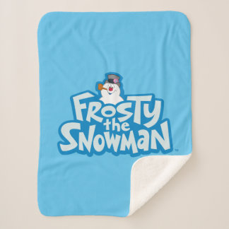 Frosty the Snowman™ | Gestrickte Logos Sherpadecke