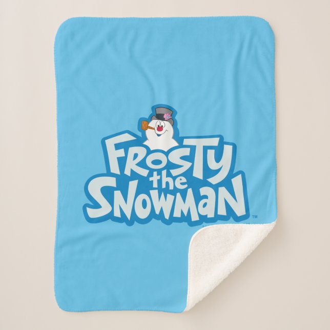 Frosty the Snowman™ | Gestrickte Logos Sherpadecke (Vorderseite)