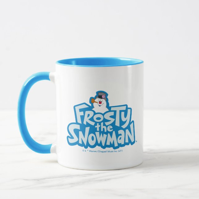 Frosty the Snowman™ | Gestrickte Logos Tasse (Links)